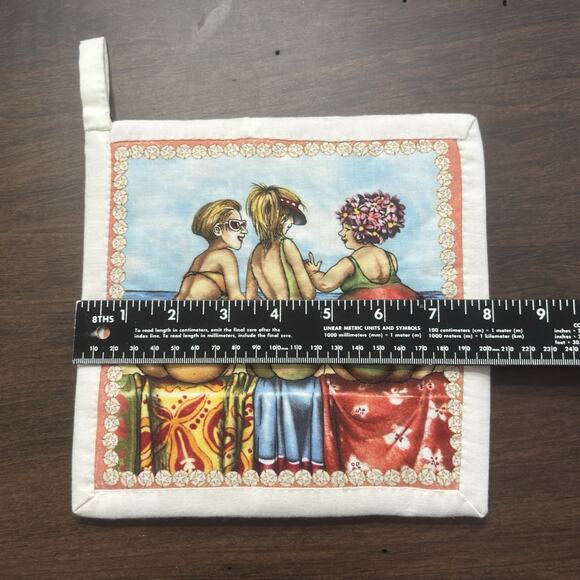 Fruit Ladies Mary Stewart Cheeky Fruit Bums Handmade Pot Holders Hanging Kitchen - Picture 10 of 13